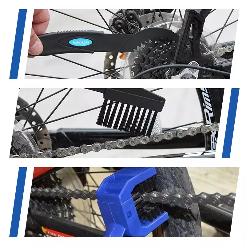 Łańcuch motocyklowy szczotka do czyszczenia plastikowy rower roweru Moto szczotka do czyszczenia łańcucha na rowerze przyrząd do oczyszczania do pielęgnacji dróg