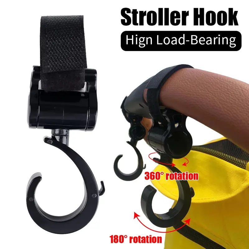 Multi-use Baby Stroller Hook Accessories Shopping Pram Hook Props Multifunctional Baby Stroller Hook Clip Hanger Cart Organizer