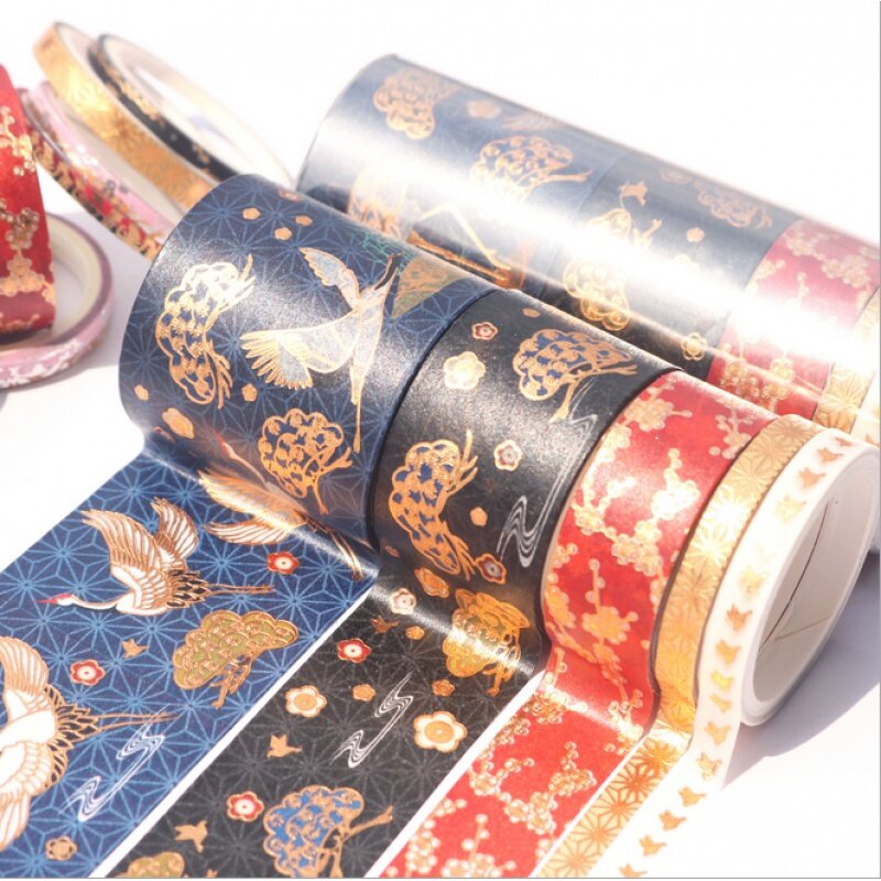 Kunden spezifisches Produkt japanisches Washi Tape Folie Washi Papier band benutzer definiertes Washi Tape