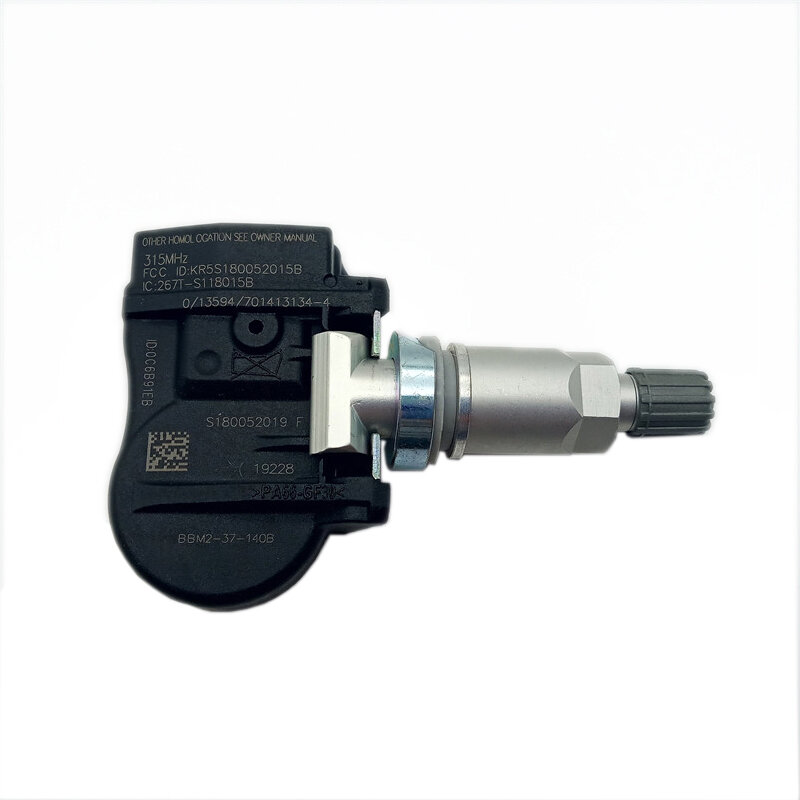Sensor do monitor de pressão dos pneus TPMS, BBM237140B, 315Mhz, BHA437140, S180052019H para Mazda 2, 3, 5, 6, CX-3, CX-5, CX-7, CX-9, MX-5, RX-8,