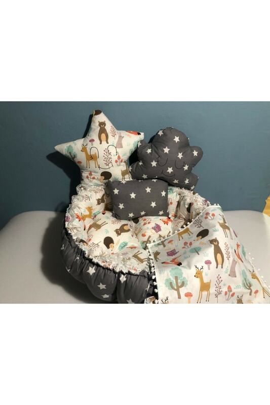 本物の赤ちゃんの遊びと睡眠のための抗菌枕,高品質,白黒,100% 綿