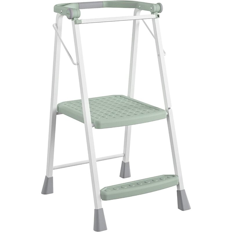2-ступенчатый кухонный шаг™Складной ступенчатый стул для взрослых, детский складной ступенчатый стул, серый
