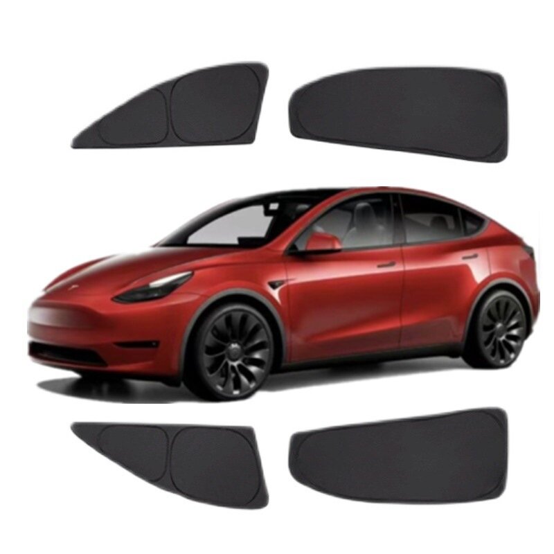Car Sunshade for Tesla Model 3 Y S X 2024 2023 Sun Shade Privacy Shading Cover Front Rear Side Window UV Protector Highland M3H