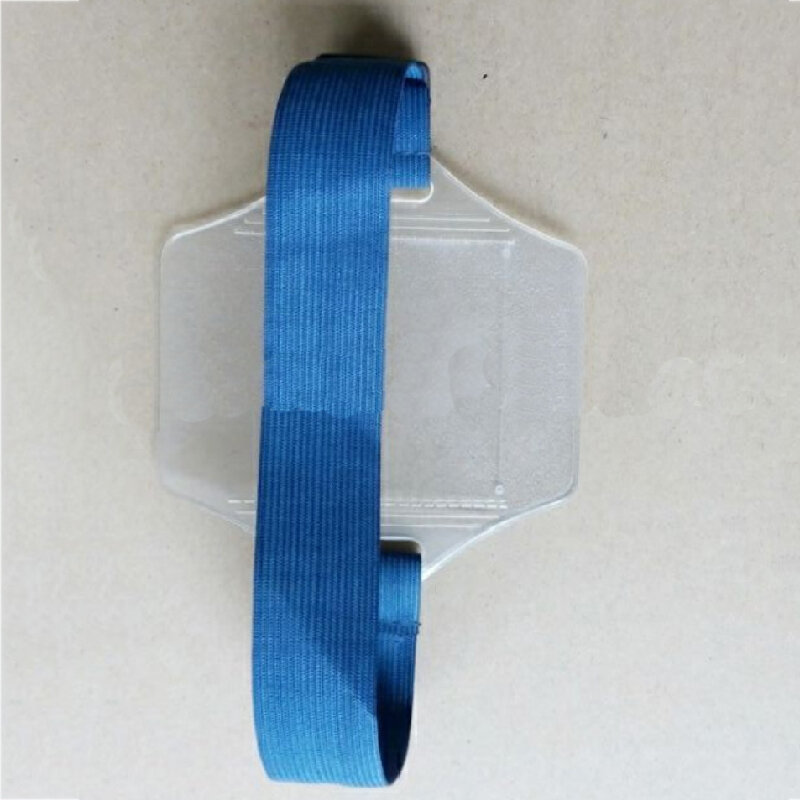 Nieuwe Transparante Elastische Armband Id Badge Houder Foto Armband Creditcard Card Tas Mannen En Vrouwen Arm Elastische Band Tas Groothandel