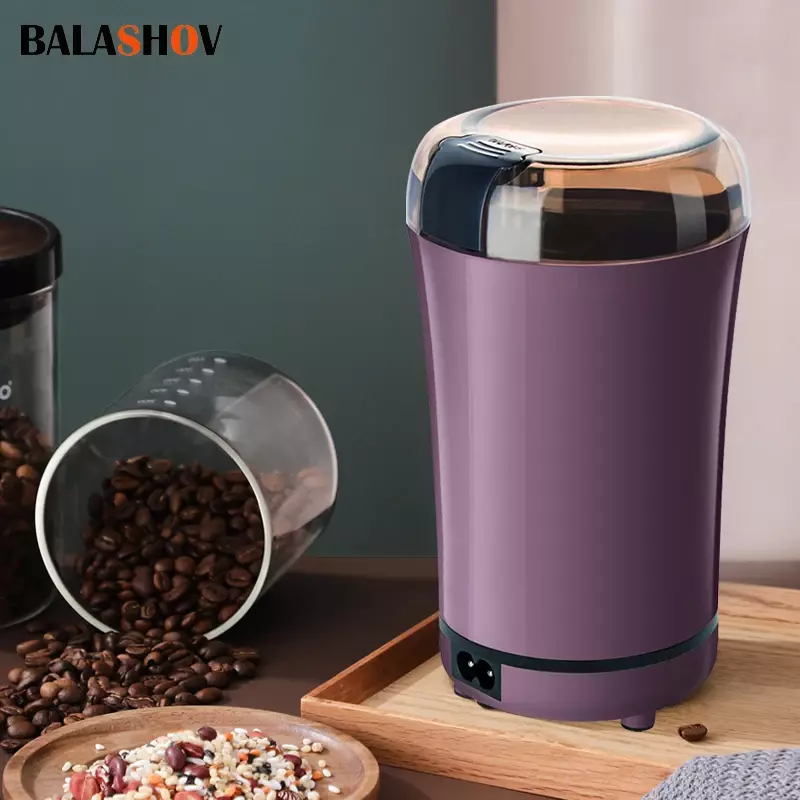 Electric Coffee Grinder Portable Cereal Nuts Beans Spices Grains Grinder Multifunctional Home Coffee Bean Grinding Machine