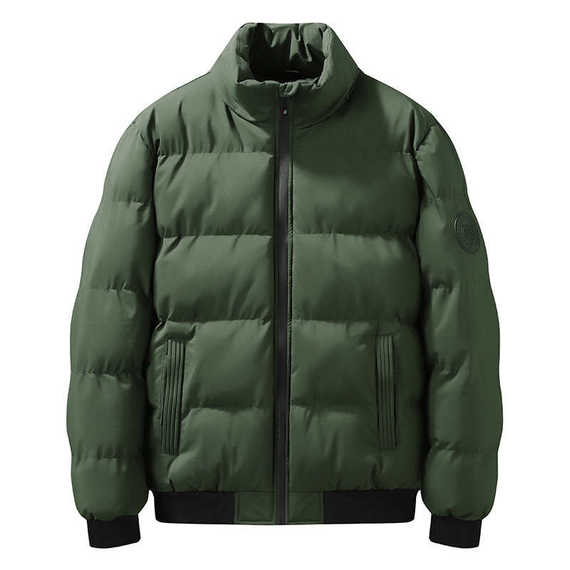 Manteau d'hiver en coton épais à col montant pour homme, veste chaude décontractée, Version coréenne, tendance, nouvelle collection
