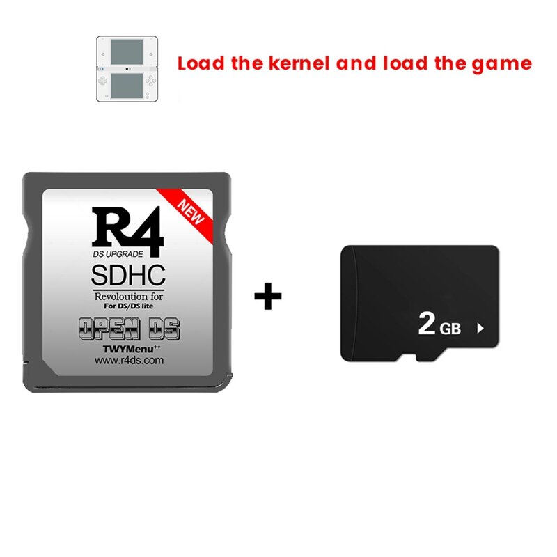 Karta R4 do wypalania karty SDHC nez OpenDS TWYMenu dwurdzeniowy dla karty gra w karty Flash DS/DS Lite