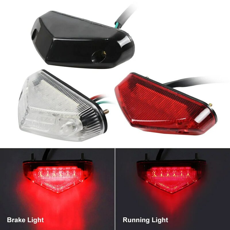 Universal Motorcycle Tail Light Rear Brake Warning Led Lights 12V Moto Equipments Parts Accessories for Motorcycle Motorbike
