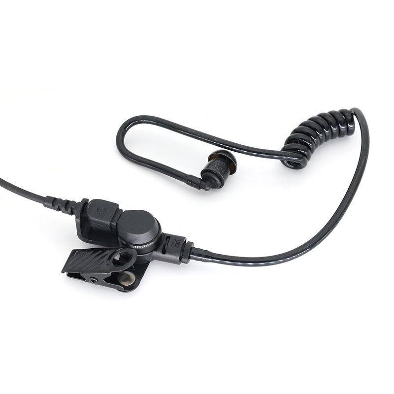 7.1mm NATO wtyczka akustyczna rurka powietrzna FBI do słuchawek mikrofon słuchawkowy słuchawki douszne do radia Mini Walkie Talkie