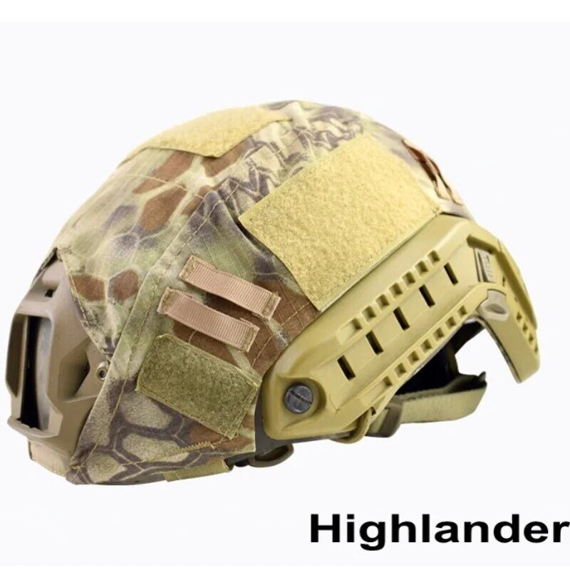 Camo Tactical Fast Helmet Cover Airsoft Helmet Cloth Paintball Helmet accessori Wargame caschi militari equipaggiamento protettivo
