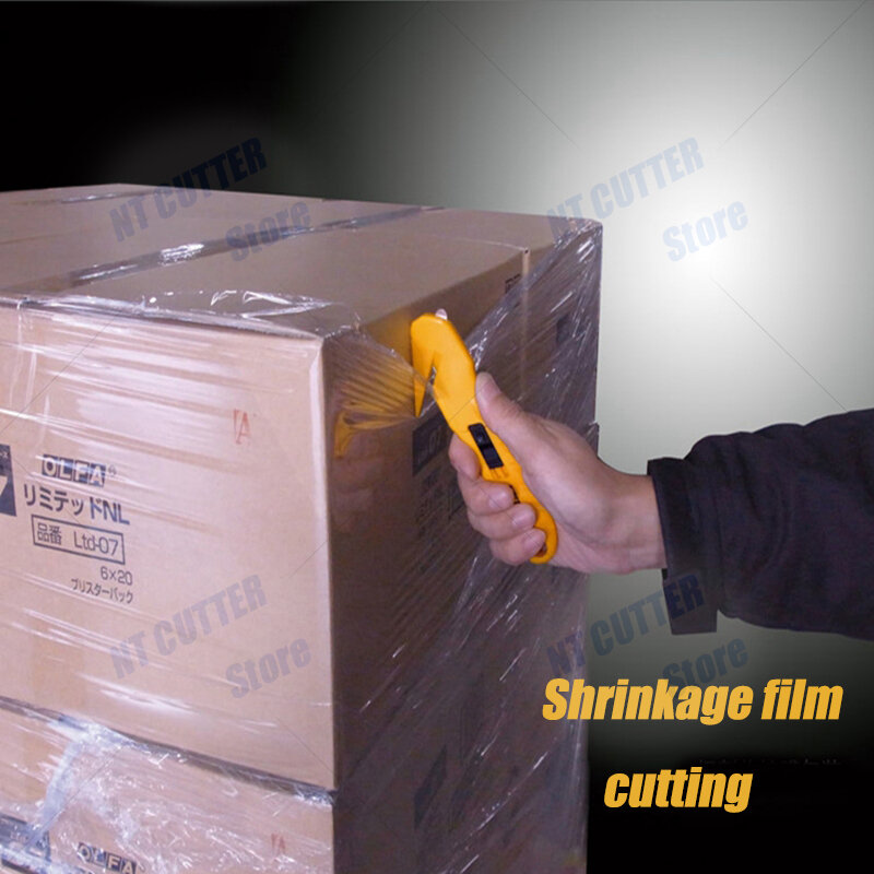 Abridor de caixa multifuncional de nível profissional OLFA SK-10, faca de correio de segurança, filme retrátil/saco plástico/cortador de caixa, faca utilitária para corte de corda, lâmina de reposição: SKB-10/10B