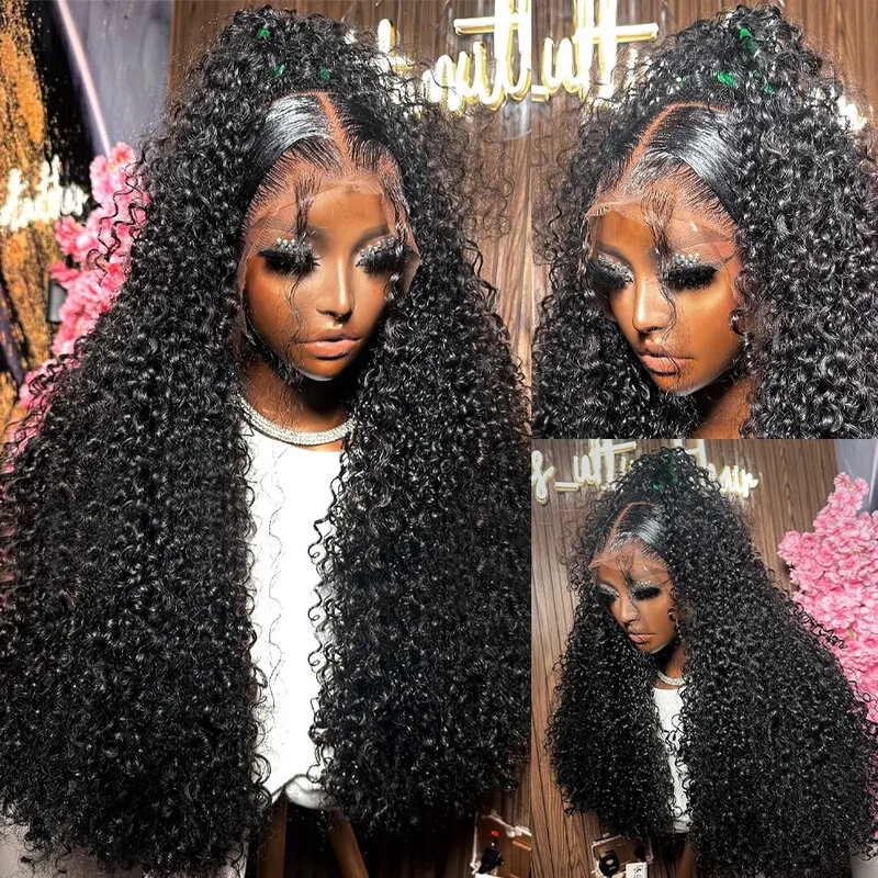 13x6 Hd Lace Frontal Wig Brazilian Human Hair Wigs For Women Pre Plucked Wet And Wavy 30 Inch Deep Wave Lace Front Wig For Women
