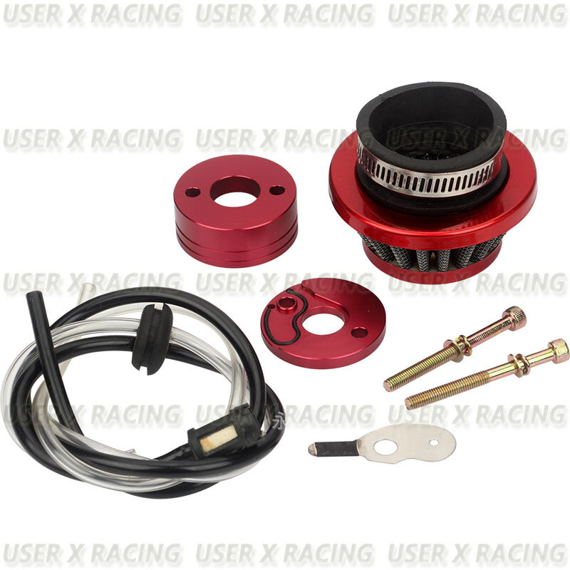 USERX Universal Motorcycle Modified parts Air filter filter Complete set of intake pipe oil pipes For Scooter 47 49cc 40 5