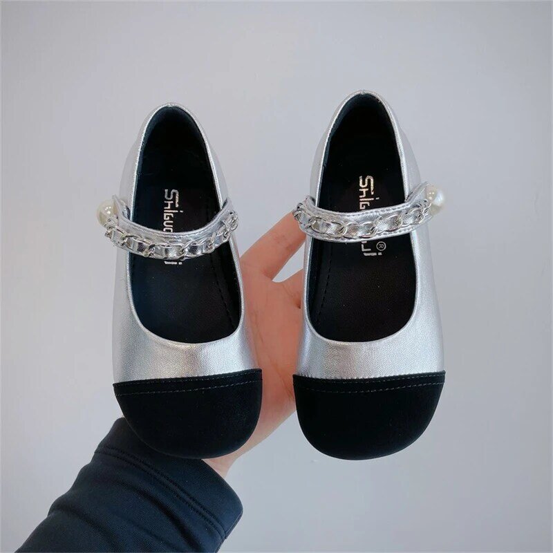 Nuove scarpe per bambini ragazze principessa High End Fashion mocassini Baby Toddler Flats mary janes scarpe Casual in pelle bambini studente 5A