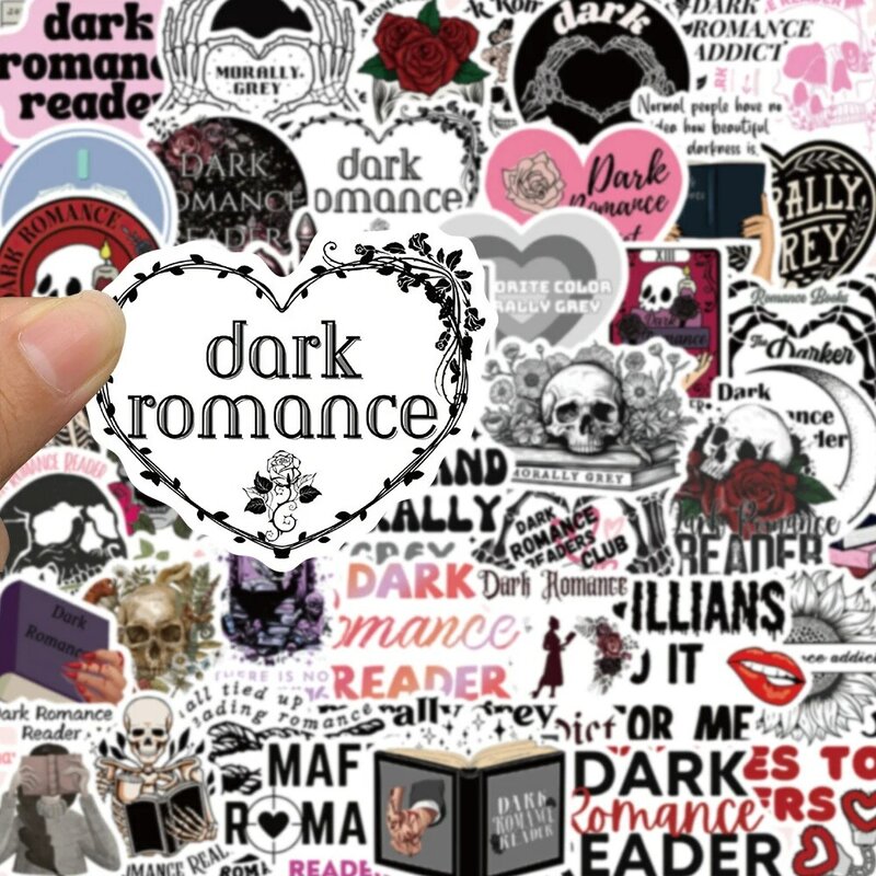 10/30/50 buah stiker pembaca romantis gelap stiker tahan air grafiti Skateboard Laptop alat tulis stiker vinil mainan