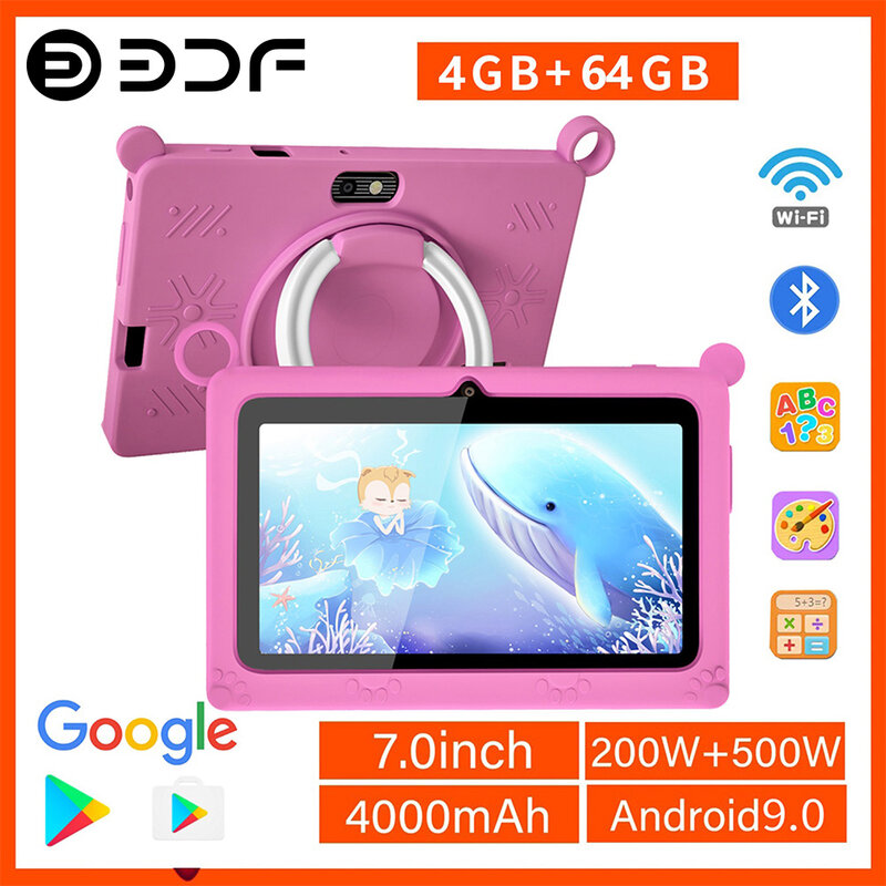 2024 Global Version 7 Inch kids' tablet 5G WiFi 4GB RAM 64GB ROM Learning Education Android Tablets Google Tablet For Children