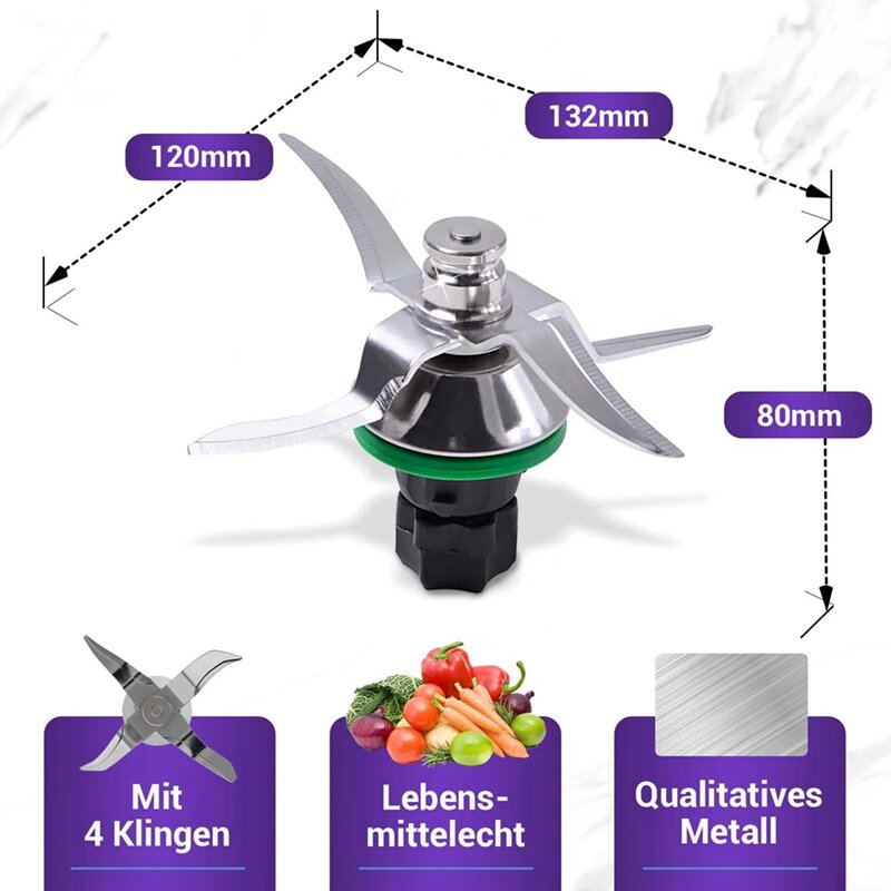 Accessoires de couteau Assad pour Thermomix, lame de rechange pour robot culinaire, TM5, TM6