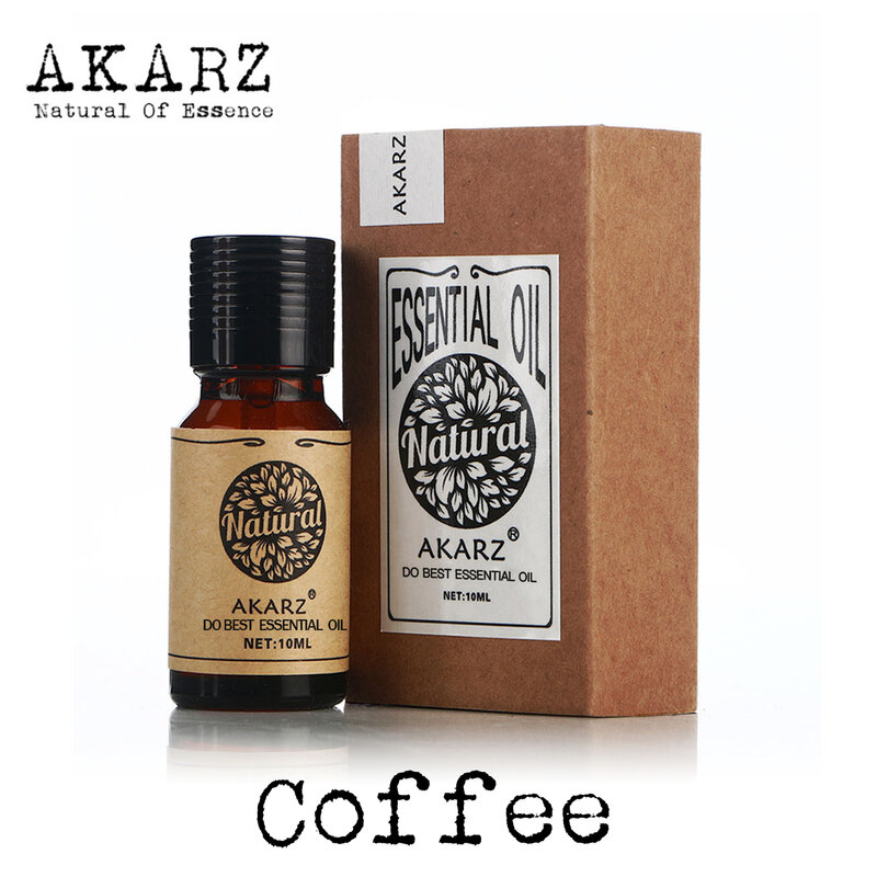 Эфирное масло для кофе AKARZ, лучший бренд, уход за кожей лица и тела, спа-сообщения, ароматерапия, масло для кофе