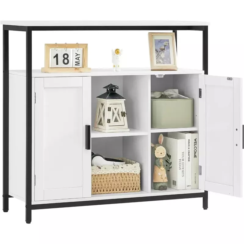 Armario de cocina con estantes ajustables, mueble para sala de estar y hogar, aparador de almacenamiento, Buffet
