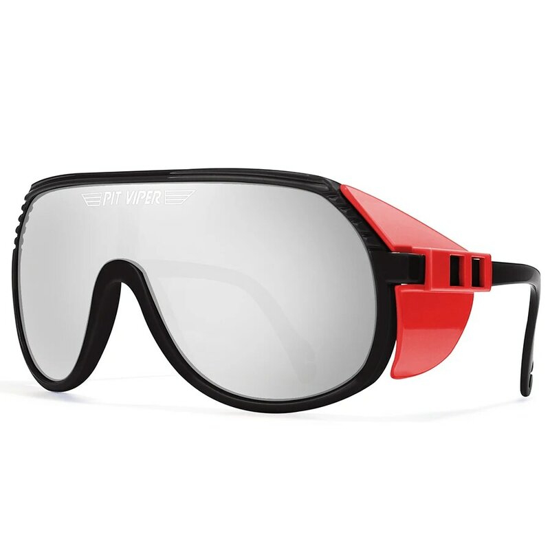 نظارات شمسية جديدة للرجال والنساء باللون الأحمر إصدار 2021 بإطار عدسات عاكسة إطار حماية Uv400 Oculos De Sol