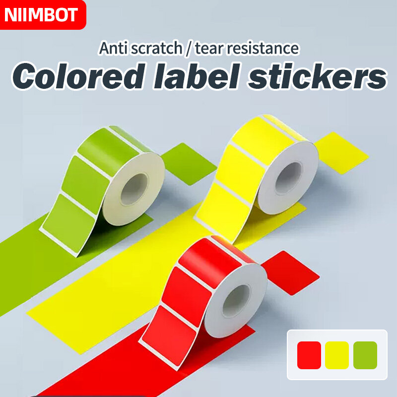 Niimbot B21/B203/B 3S Label Machine Drukpapier Zelfklevend Label Waterdicht Oliebestendig Scheurbestendig Label