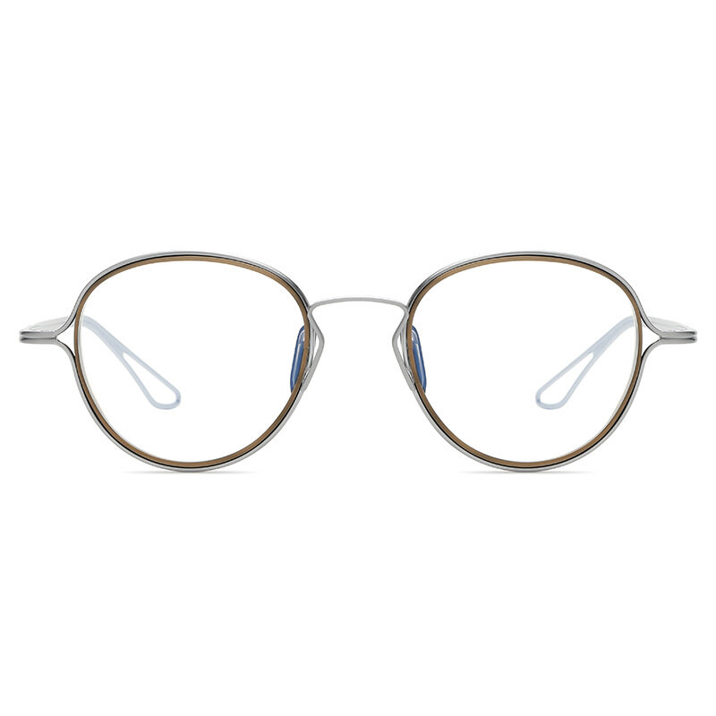 Monture de lunettes rondes rétro ultra-légères pour hommes et femmes, lunettes optiques pour la lecture, lunettes de myopie, marque de créateur, affaires de luxe, Japon