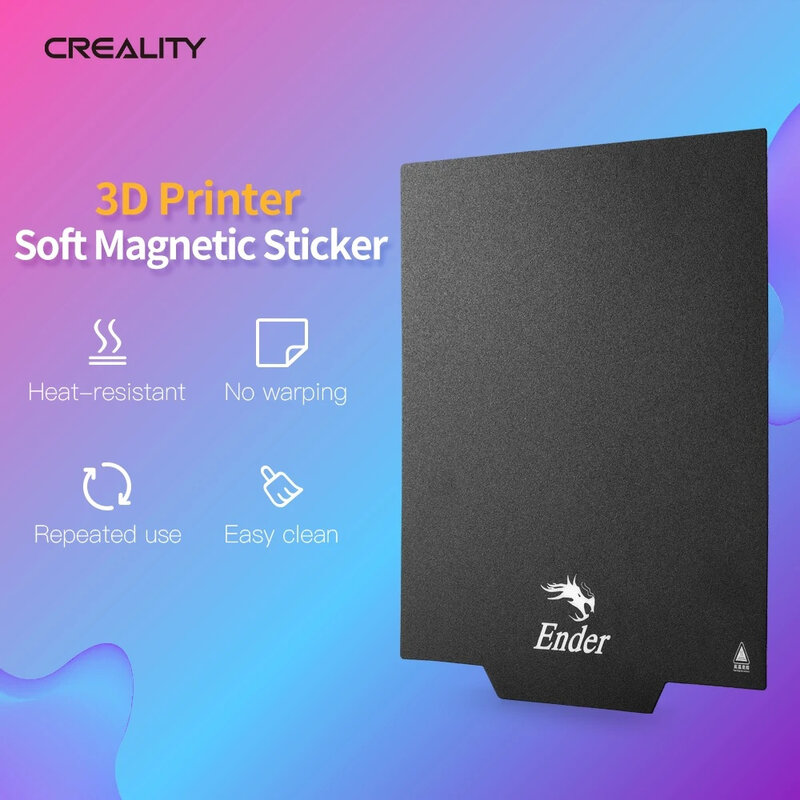 Stampante 3D Creality 235 x235mm letto riscaldato con superficie magnetica PEI rimovibile Ultra-flessibile per Ender 3 V2 Neo/ pro/ S1/Ender 5