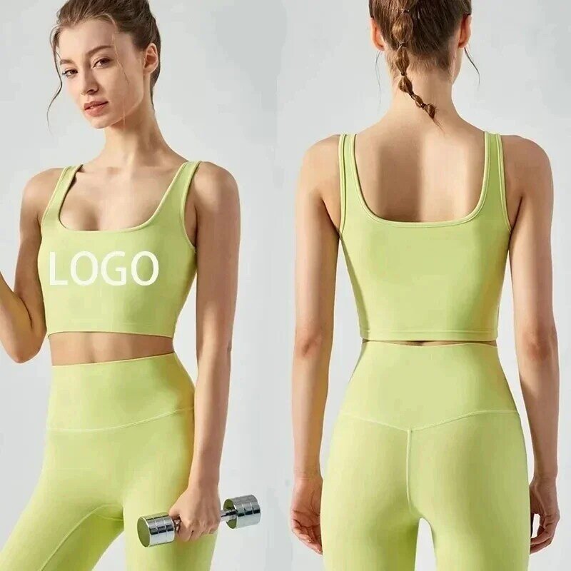 Yoga Sports Bra Support Gathering And High Waist Hip Lifting Fitness Pants Or Top