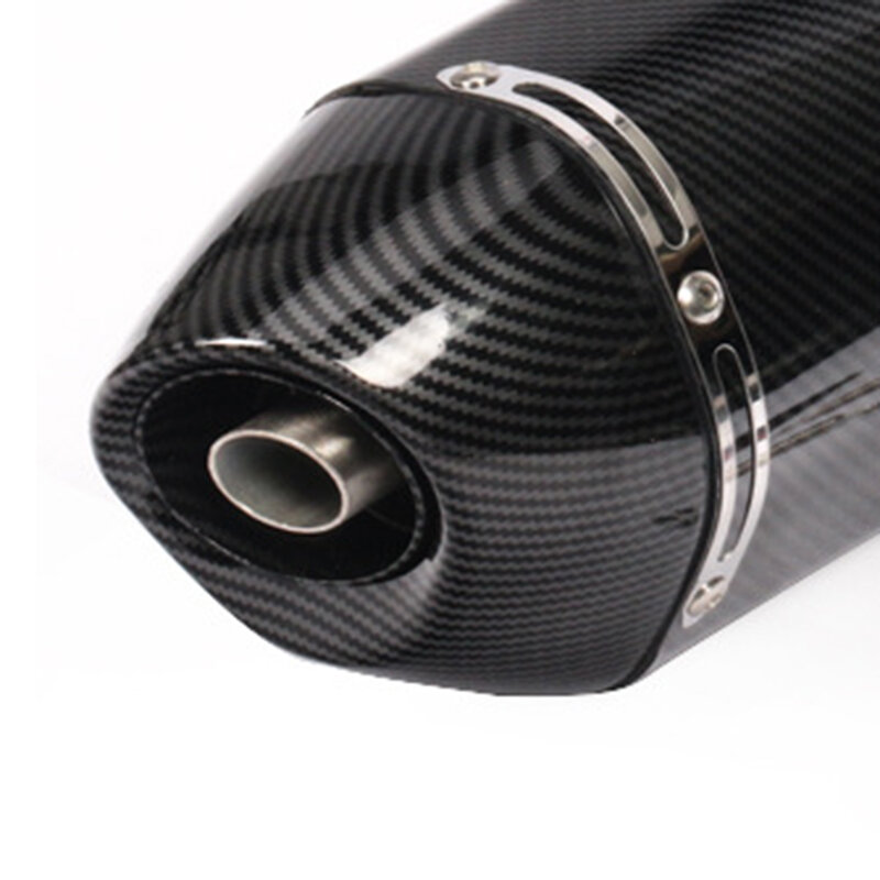 Silenciador de escape universal Yoshimura para Moto, fibra de carbono, Escape Pipe, 51mm, R1R3R25, GSXR750, Z900, CBR1000, ETC, modificado, 51mm