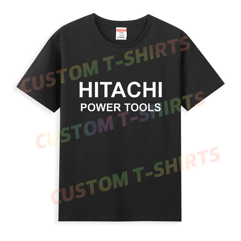 2024 maglietta da uomo Casual Hitachi Power Tools Logo T-Shirt grafica oversize sport top traspirante confortevole Streetwear S-3XL