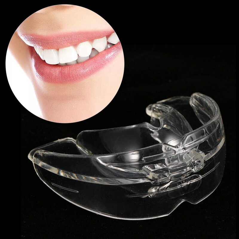 2 opakowania aparaty ortodontyczne ortodontyczne zęby tacka zatłoczone narzędzia zdrowotne anty-zgrzytanie zębami bez smaku