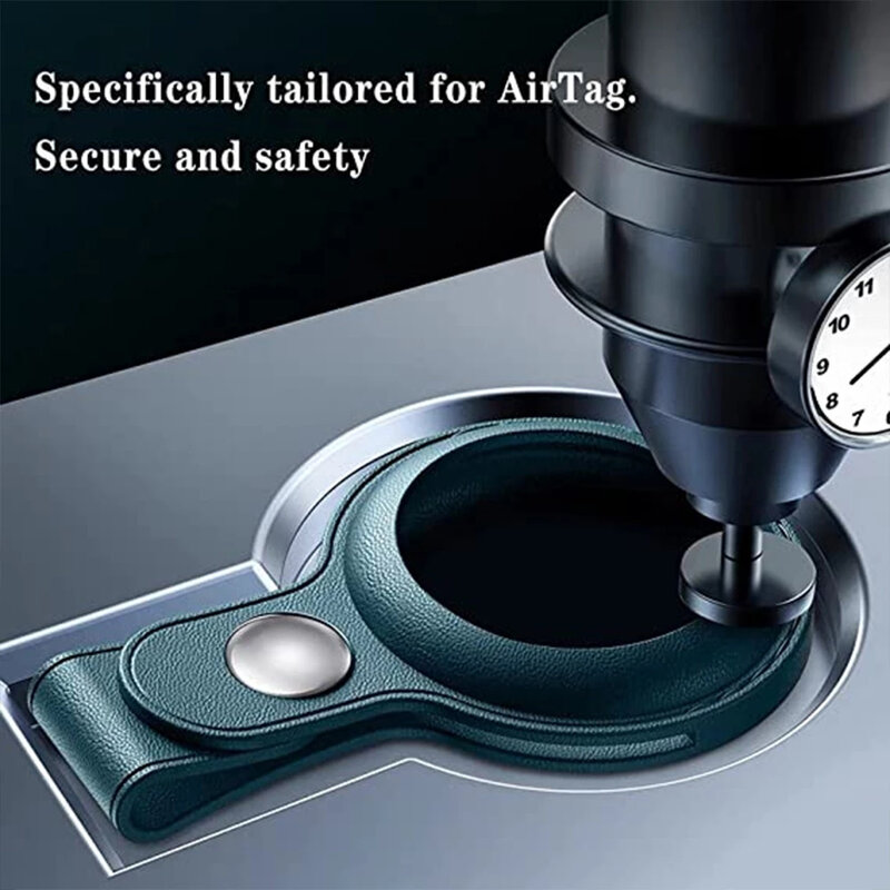 Чехол для Apple Airtag, кожаный защитный чехол для Брелока Для airtag, трекер, локатор, устройство против потери для Airtag air tag, чехол llavero