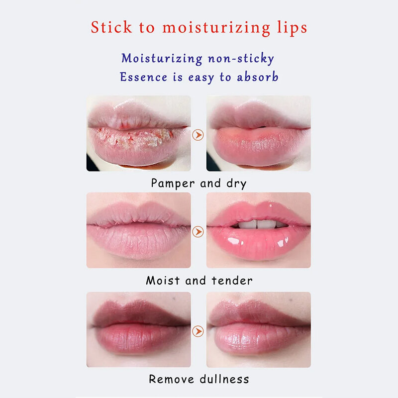 Lip Balm Remove Dark Lighten Melanin Lip Mask Fade Lip Line Brighten Exfoliating Moisturize Dead Skin Repair Lip Care Products