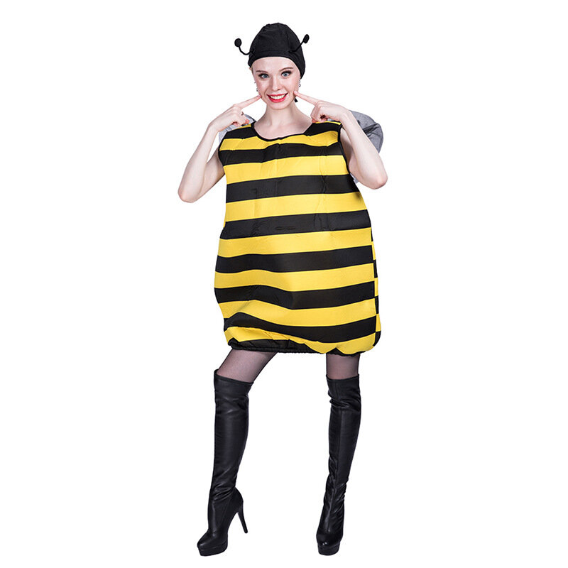 Смешная одежда для взрослых, животных, одежда для игры на Хэллоуин, насекомые, пчелы, композитная губка, реквизит для косплея, костюмы