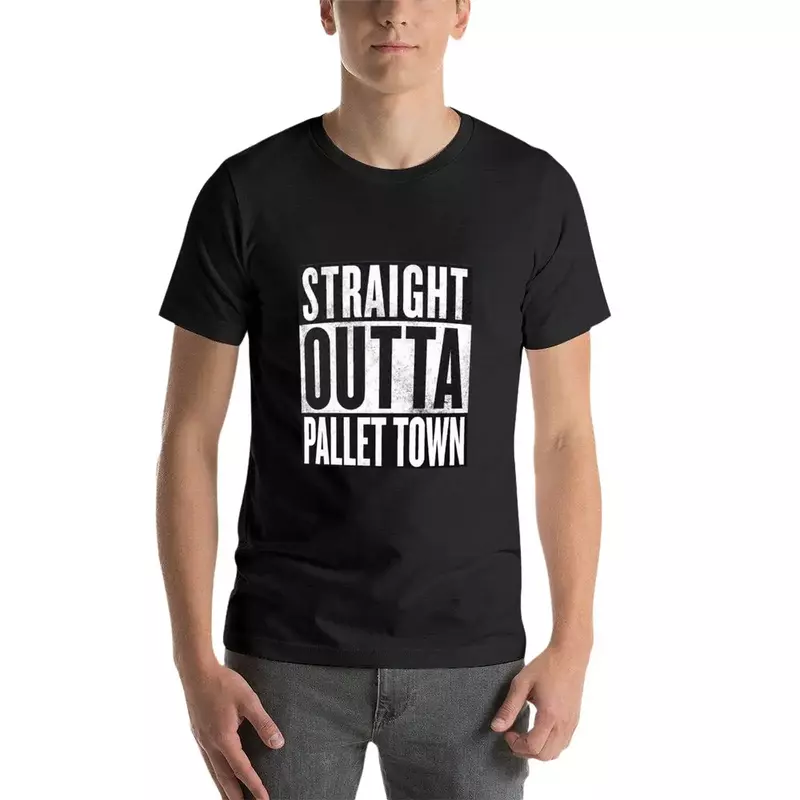 Straight Outta Pallet Town T-Shirt sports fans Blouse designer t shirt men
