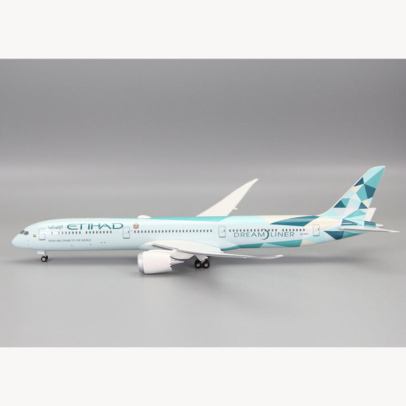 1:200 Scale Etihad Aviation B787-10 Aircraft Model Toys Diecast Airplane Plane for Fans Collection Gift Souvenir Collectible