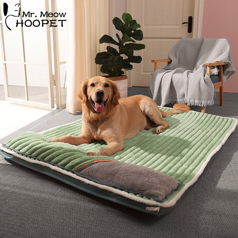 Hoopet tappetino invernale più spesso per cani di piccola taglia lettino da massaggio morbido Angora per gatti cuscino per dormire rimovibile traspirante fornitori di cani