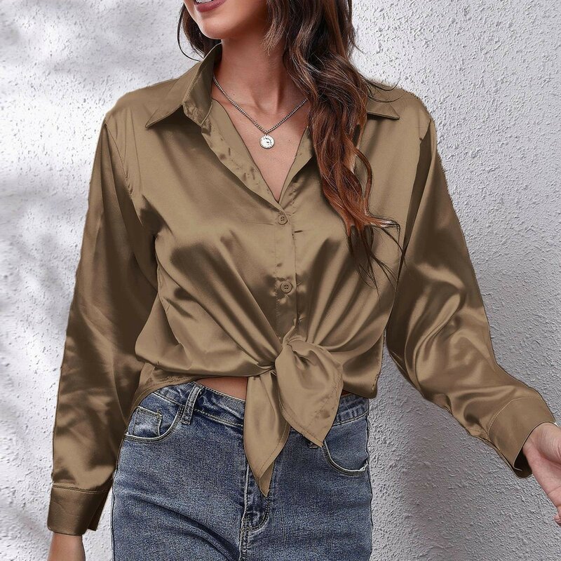 Blusa solta de manga comprida feminina, camisa vintage feminina, camisas de rua elegantes, moda verão, 2022