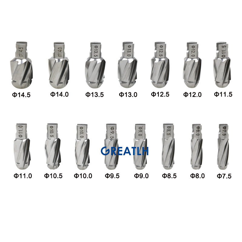 GREATLH Stryker Detachable Reamer Canal Cavity Reamer Medullary Cavity Expander Expansion Orthopedic Instrument Stainless