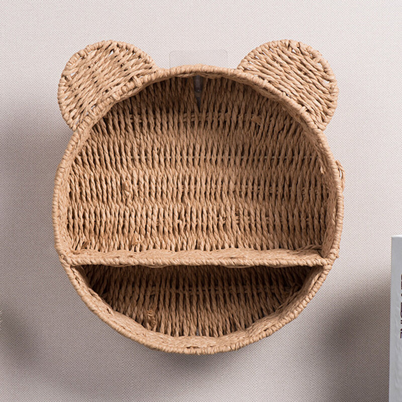 Storage Basket Hand-woven Large Capacity Strong Firm Kitchen Storage Sundries Organizer Handmade Home Fruit Basket