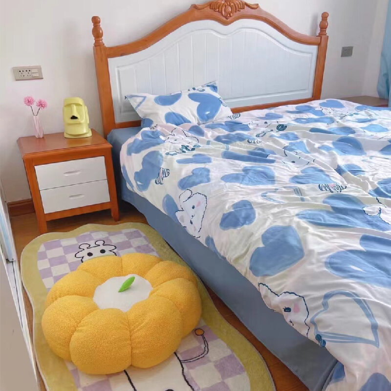 Kawaii miękka imitacja dyniowa pluszowe wypełnione zabawka poduszka domowa Sofa łóżko dekoracyjna poduszka urocze dziecko dziecko dziewczyna prezent urodzinowy