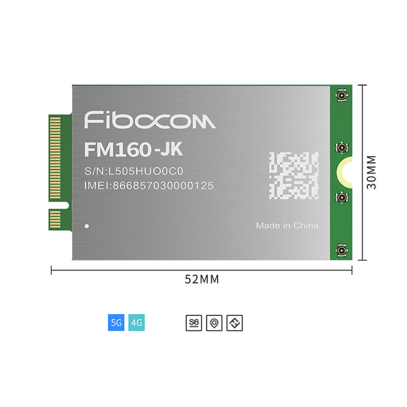Modul 5G M.2 FM160-JK Fibocom asli baru untuk Korea, Jepang