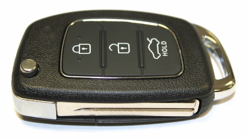 RDavid-Étui de clé à rabat à 3 boutons pour Hyundai, coque de clé automatique, porte-clés à distance, adapté pour I10, I20, I40, Fast 35, Santa Fe