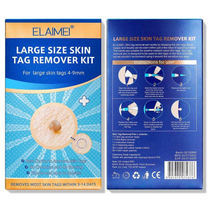 Kit penghilang tag kulit, Kit penghilang tag kulit tanpa rasa sakit, perangkat penghilang tanda kulit mudah untuk Remove4mm-9mm tag kulit efektif untuk
