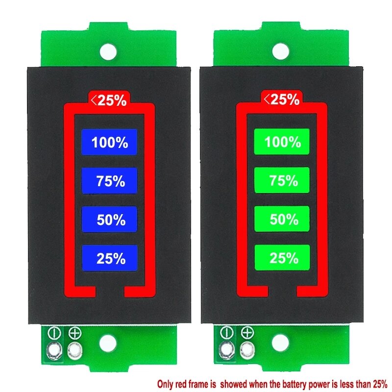 1-8S 1S/2S/3S/4S singolo 3.7V modulo indicatore di capacità della batteria al litio 4.2V Display Tester di alimentazione della batteria del veicolo elettrico li-ion