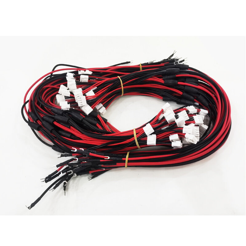 10Pcs/Lot 4Pin Copper for Indoor Modules Full Color LED Display Screen Accessories Power Wire 1 to 2 DC5V Length 20+60cm