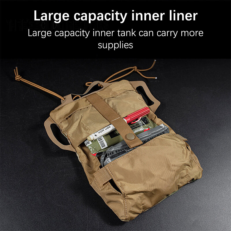 Tactical First Aid Kit Outdoor Mountaineering Hiking Medical Storage Pouch Bag IFAK Tear-Away First Aid Kits Travel Survival Bag