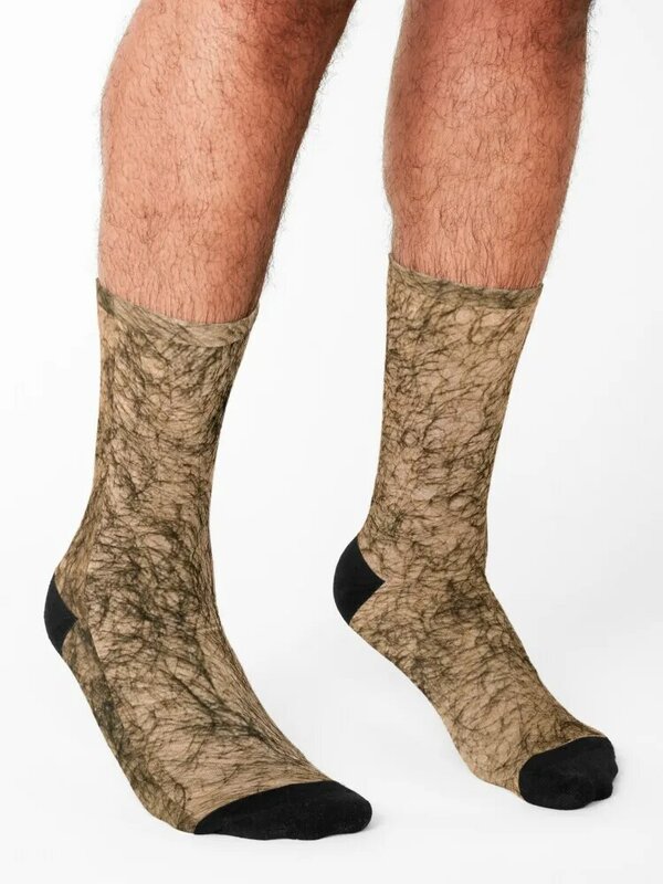Haarige Beine Kostüm lustige Socken Baumwolle laufen kurze Strümpfe Kompression Junge Kind Socken Frauen