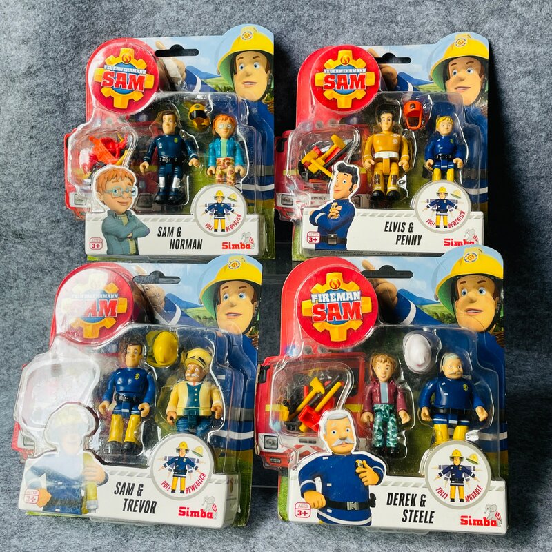 Different Original joint movable Fireman sam Action figure Toys for kids