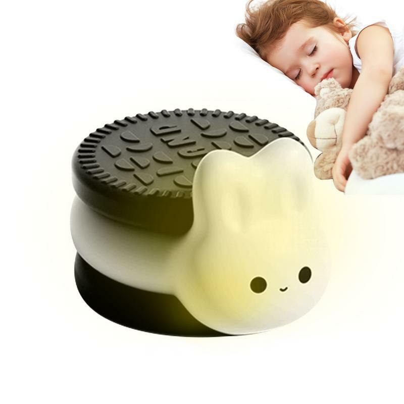 Pat Night Light USB Charging Cute Rabbit Rechargeable Pat Lights With Creative Rabbit Shape  for Nursery Living Room Bedroom